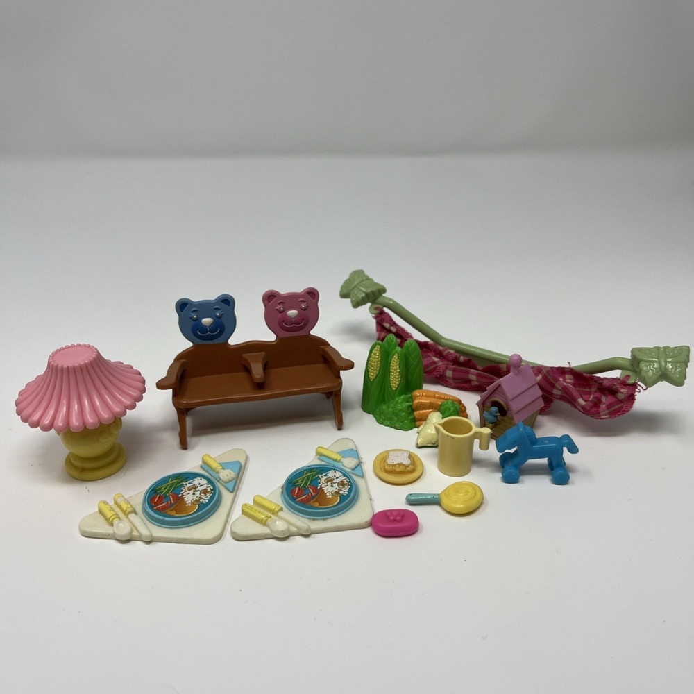 Fisher Price Loving Family Dollhouse Furniture Accessories Food Doll Toy Set Lot